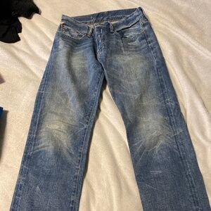 Ralph Lauren Denim & Supply Jean Men 29x30  Distressed Patches Flag